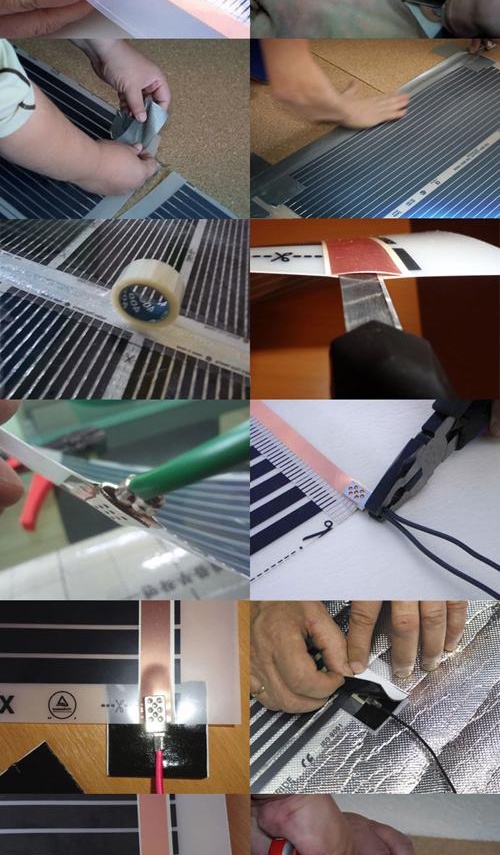 Installation d'un sol chaud: séquence de travail2