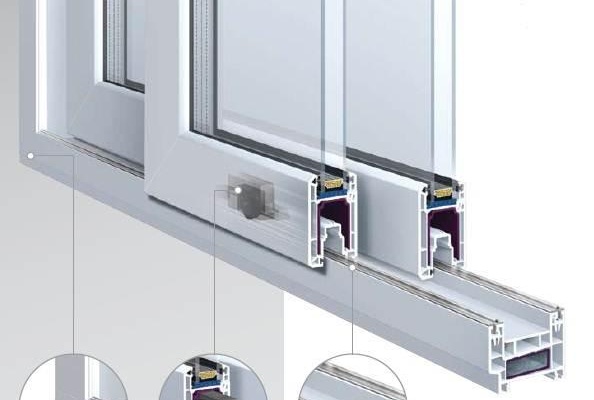 fenêtres coulissantes en plastique