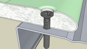 Fixation des cloisons sèches au profilé