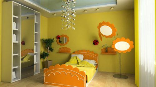 Possibilité d'éclairage dans la chambre des enfants