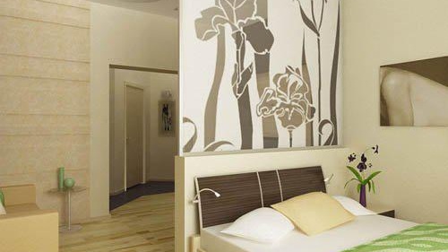 Cloison dans la chambre