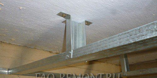 raccordement de profilés sans suspension