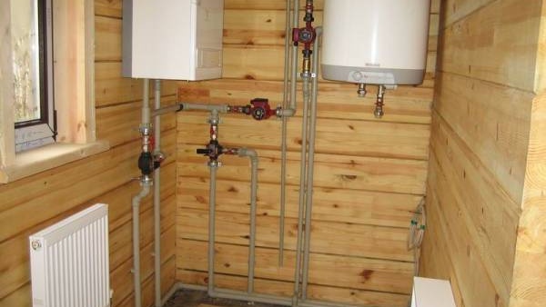 système de chauffage pour maison en rondins