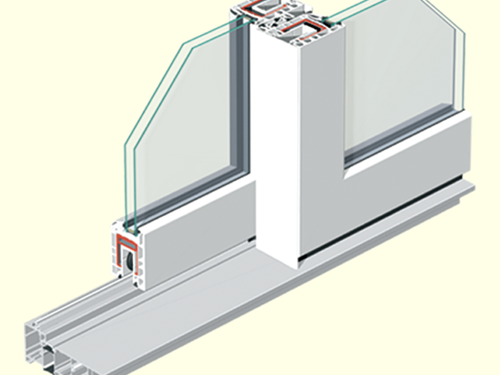 Portes coulissantes de la loggia