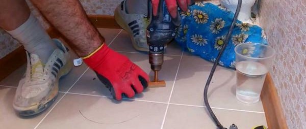 perçage grès cérame