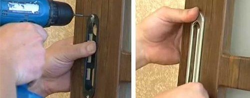 Pose d'une porte intérieure coulissante