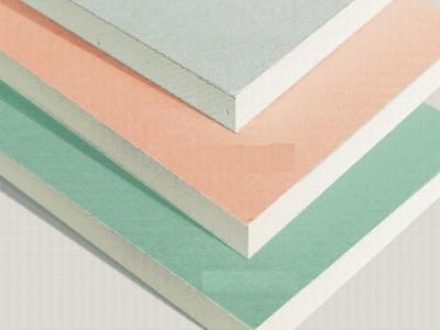 Types de plaques de plâtre