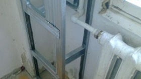 Faux mur en cloison sèche