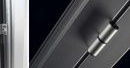 Charnières de porte en aluminium